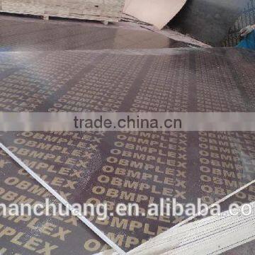 Linyi factory price marine plex brown film faced plywood