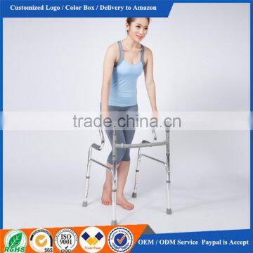 Multi-functional Foldable Rehabilitation Walker With Wheels photo-4