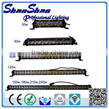 180w curved offroad light,single row led light bar/ 4x4 lights