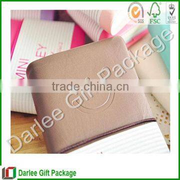 high quality hardcover school leather notebook