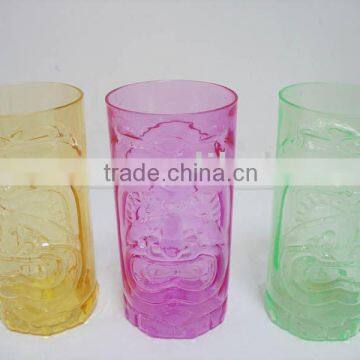 15 OZ Plastic Tiki Glass