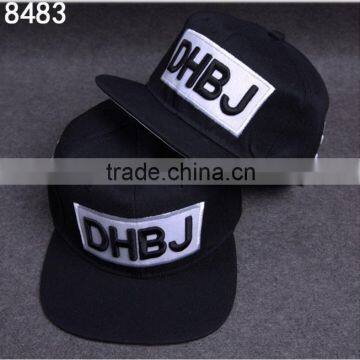 Custom Snapback Caps Flat Brim Cotton Twill Snap Back Hat Wholesale