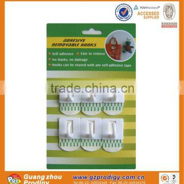 Removable Self Adhesive Wall Mounted Hook Wholesale Coat Hooks photo-4