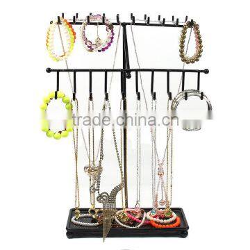 top quality countertop metal jewelry display, earring display necklace