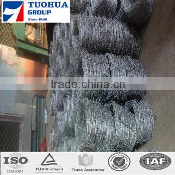 cheap stainless steel barbed wire pvc coated barbed wire