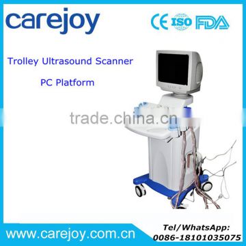 Carejoy PC Platform Trolley/Mobile Type Ultrasound Scanner RUS-9000C With Convex Micro-convex linear rectal etc probe optional