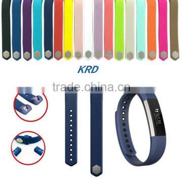 18 Colors Pure Colors Soft Rubber/ Silicone Watch Band Strap For Fitbit Alta, Watch Strap For fitbit Alta Band