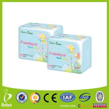 Freemore/OEM FPC Disposable Comfort Feminine Sanitary Pad Ladies Pad Size photo-4