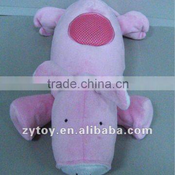 Soft Plush Stuffed Pig Speaker Pillows