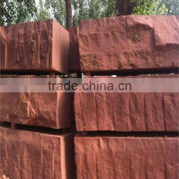 Natural Stone red Sandstone blocks hot sale