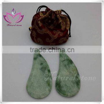 jade stone skin and health face care massage tool spa massager gua sha plate gua sha spraping