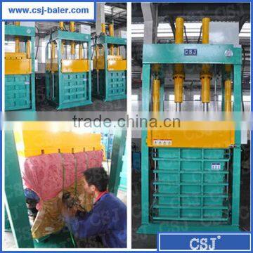 CE certificate high quality best price hydraulic "used clothes bale press machine "