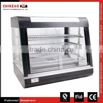 Heated Display Cabinet Pie Warmer Hot Food Showcase Fried Chicken Food Display Warmer