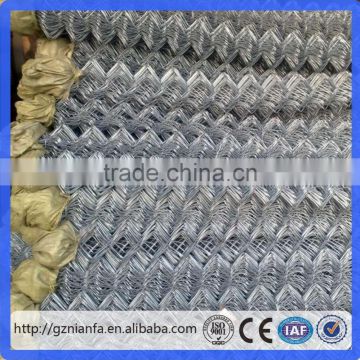 galvanized iron wire chain link fence factory and pvc coated chain link fences(Guangzhou Factory)