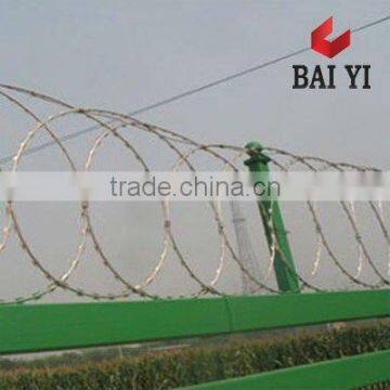 stainless steel razor wire flatwrap coils