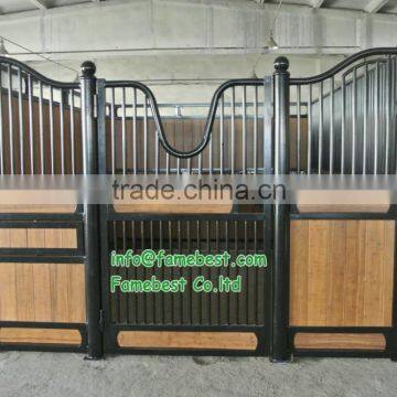 Black Powder coated galvanized horse stable