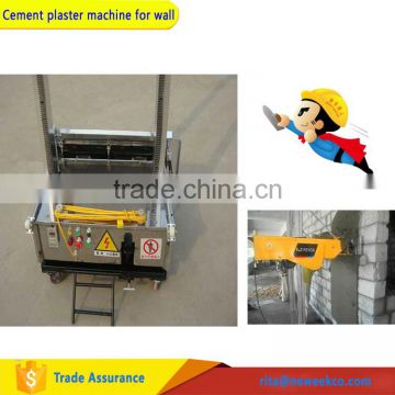 Neweek lifting rack type cement mortar plastering cement plaster machine for wall