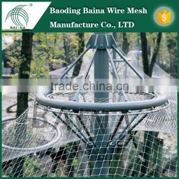 Nets for bird control in grain stores/silage pits and bale yards/aviary enclosures and garden and fish pond nets