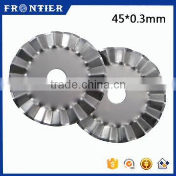 tungsten carbide 45mm round cutting blade for leather