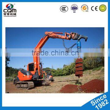 Earth drill hydraulic for excavator with high efficiency