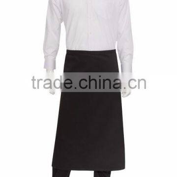 Black Canvas Bar Long Waist Apron photo-2