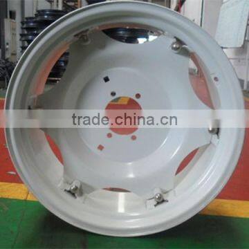 steel white wheel rim