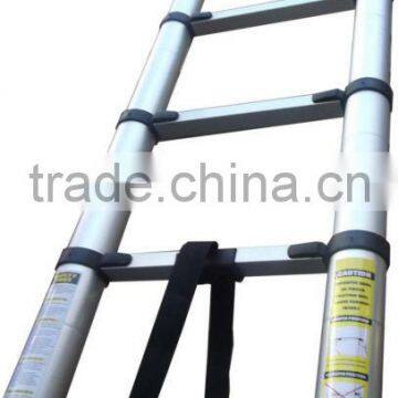 3.8M Heavy Duty Aluminium Extending Telescopic Ladder EN131 Foldable Extendable