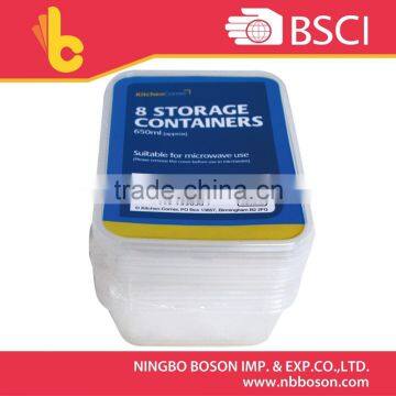 8pcs disposable food container