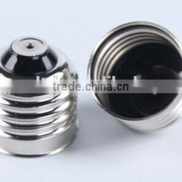 Edison Screw Nickel Plated Brass Soldering Lamp Base E27 Lampholders Brass-Nickel Soldering Base With CE SGS