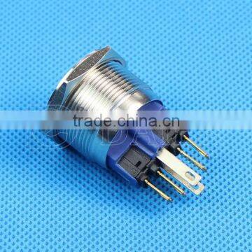 Daier 22mm SPDT 1NO 1NC Illuminated Waterproof Push Button Switch With Light photo-4