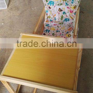 Manufacture Wooden Baby Highchair Multi-function Baby Eating Chair photo-4