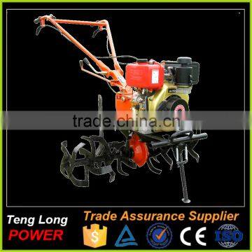 With 24pcs Blades Structure Small Diesel Tiller Rototiller and Other Parts