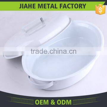 Faster Distributes Heat Enamel Industrial Chicken Roaster Pan photo-5