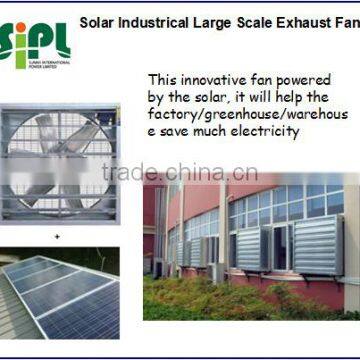 Large Scale Innovative Wall Mounted Industrial Negative Pressure Solar Air Exhaust Fan