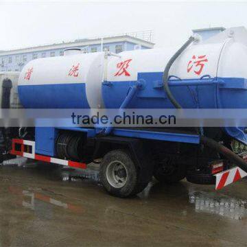 sewer vacuum with high pressure cleaning truck