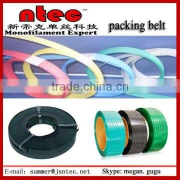 colorful customized PET plastic packing belt stainless steel strapping