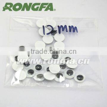 Black Round Plastic Movable Wiggle Eyes for Toy photo-4