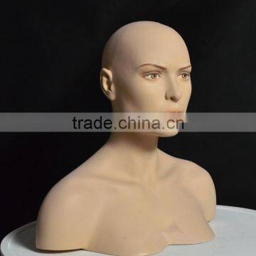 Mannequin Head Female Displaying Hats, Wigs, Scarves, and Necklaces photo-3