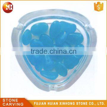 Cheap Decoration Landscape Blue Pebble Stone photo-4