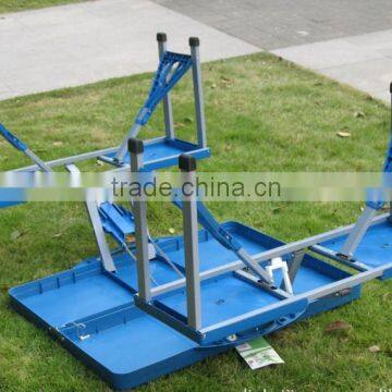 Plastic Folding Picnic Table and Chair Portable Table for Outside photo-2