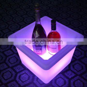 Eco-Friendly PE Plastic Remote Control RGB Color Changing Large Capacity Bar Led Ice Bucket photo-3