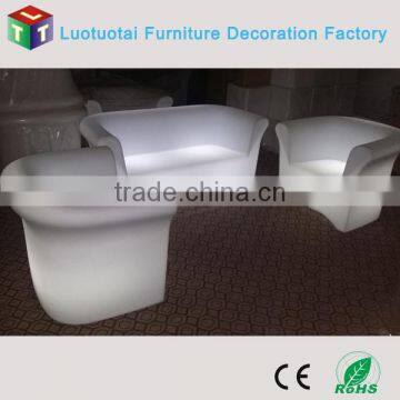 RGB Glow Single Sofa / LED Lighting Furniture Sofa