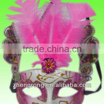 Bulk Cheap Feather Masquerade Masks