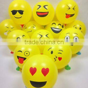 2016 Children Toys Inflatable Emoji Party Emulsion Balloon Printing photo-5