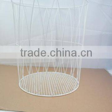 Round Wire Laundry Basket, Arc Pattern photo-2