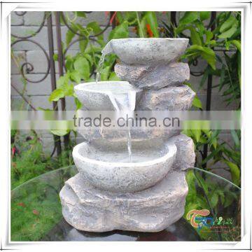 Most popular resin mini tabletop water fountain indoor