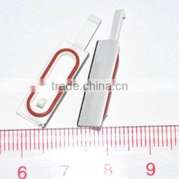 High Quality Bi-injection Molding Hybrid Waterproof Side Volume Key Set for Android Phone photo-3