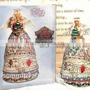 High-quality Polyresin Hand Paint Angel With Wings Vienna Souvenirs photo-5