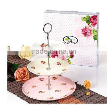 Ceramic 3-layer Cake Plate photo-1