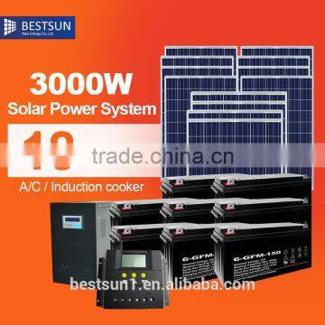 BESTSUN BFS-3000W Perlight Solar Energy System Solar Panels System off Grid Solar System 3kw photo-2